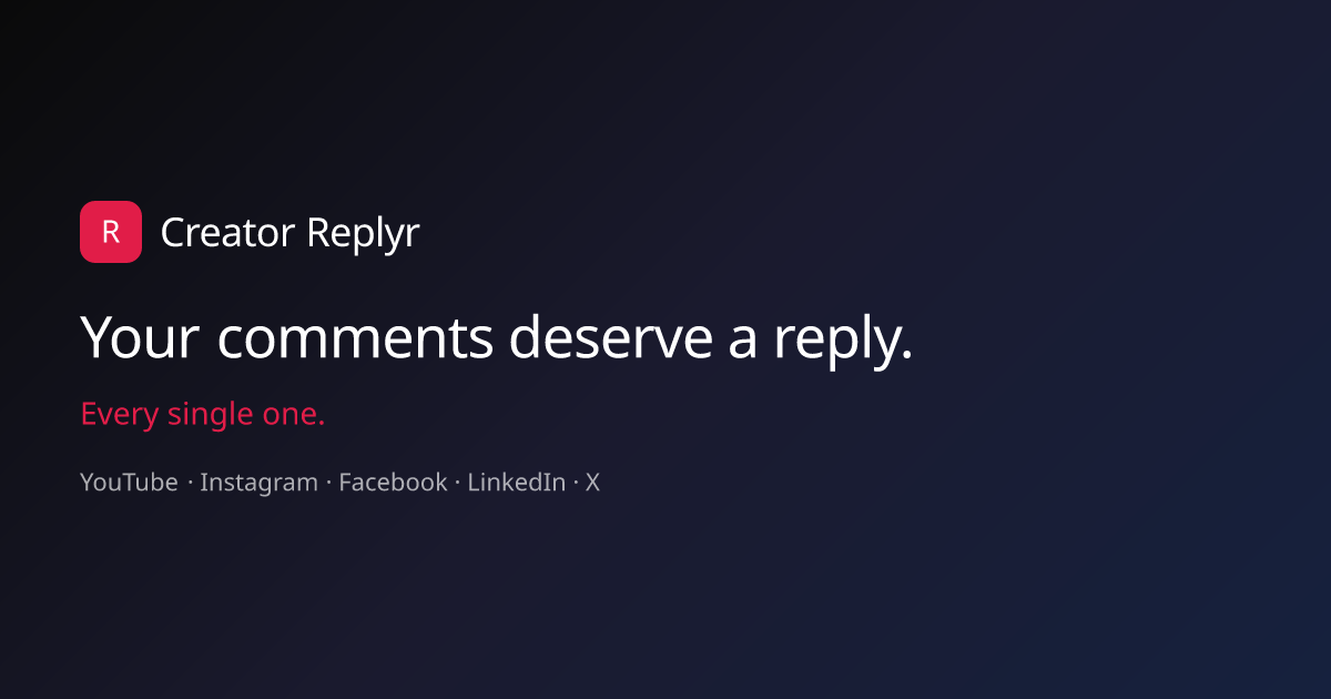 Replying to comments was killing my time so 1 built a tool to fix it